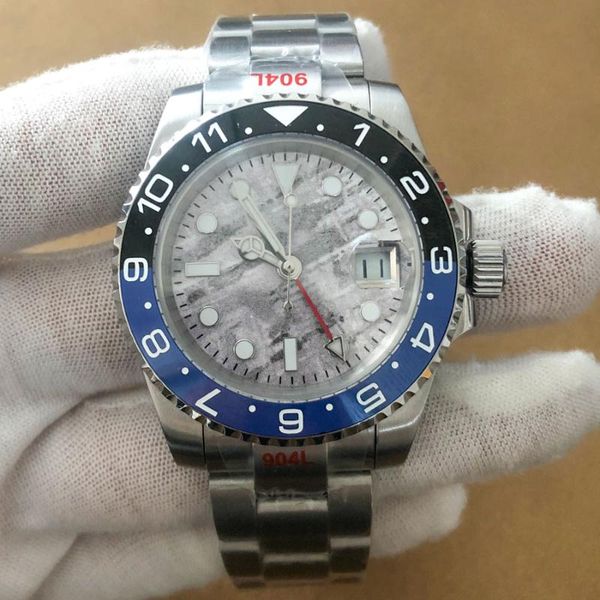 wristwatches watch gmt automatic movement 40mm sapphire glass stainless steel case blue luminous modified men's bracelet, Slivery;brown
wristwatches watch gmt automatic movement 40mm sapphire glass stainless steel case blue luminous modified men's bracelet, Slivery;brown