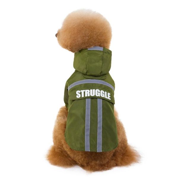dog apparel pet raincoat windbreaker waterproof reflective strip clothes medium small sweater jacket with storage bag towable
dog apparel pet raincoat windbreaker waterproof reflective strip clothes medium small sweater jacket with storage bag towable
