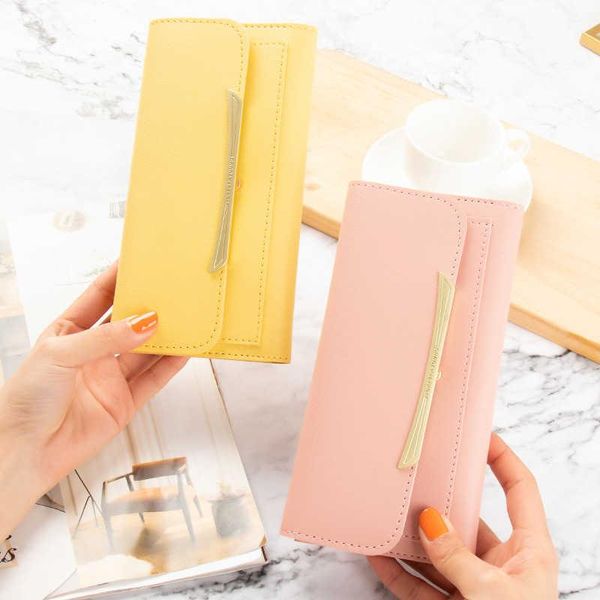 purse small fresh wallet female long simple thin two fold large capacity multi card student solid color zipper zero, White
purse small fresh wallet female long simple thin two fold large capacity multi card student solid color zipper zero, White