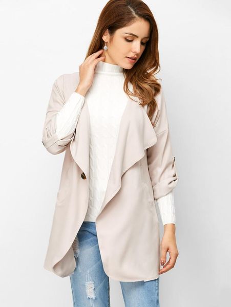 women's jackets plus size solid macaron woman coats spring autumn casual fashion wide-waist long sleeve female, Black;brown
women's jackets plus size solid macaron woman coats spring autumn casual fashion wide-waist long sleeve female, Black;brown