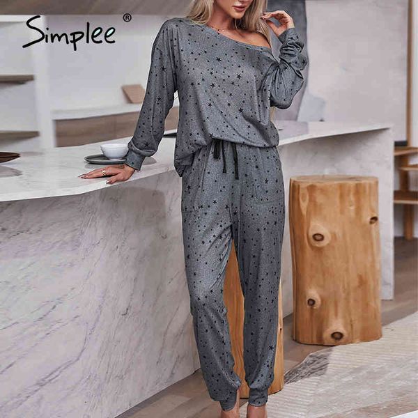 casual polka dot star print women spring sash two piece set jumpsuit female loose leisure wear long sleeve 210414, White
casual polka dot star print women spring sash two piece set jumpsuit female loose leisure wear long sleeve 210414, White