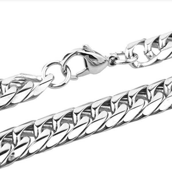 stainless steel 11mm wholesale men women necklace hip hop jewelry curb cuban link chains men's or bracelet 7-40inches, Silver
stainless steel 11mm wholesale men women necklace hip hop jewelry curb cuban link chains men's or bracelet 7-40inches, Silver