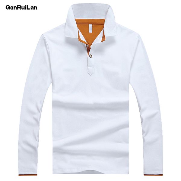 solid polos shirt men long sleeve cotton mens polo spring autumn brand male polo classic business father dress b0326 210518, White;black
solid polos shirt men long sleeve cotton mens polo spring autumn brand male polo classic business father dress b0326 210518, White;black