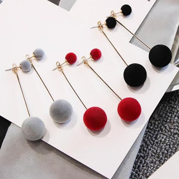 minimalist jewelry plush ball drop dangle earrings for women korea personality round long tassel statement gift & chandelier, Silver
minimalist jewelry plush ball drop dangle earrings for women korea personality round long tassel statement gift & chandelier, Silver
