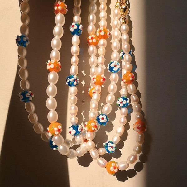 chokers huanzhi 2021 elegant colorful acrylic flower bead natural freshwater pearl choker necklace for women fashion party jewelry, Golden;silver
chokers huanzhi 2021 elegant colorful acrylic flower bead natural freshwater pearl choker necklace for women fashion party jewelry, Golden;silver