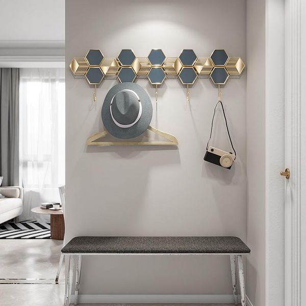 hooks & rails nordic entrance hall decoration after entering the door, coat hooks, creative personality metal row
hooks & rails nordic entrance hall decoration after entering the door, coat hooks, creative personality metal row