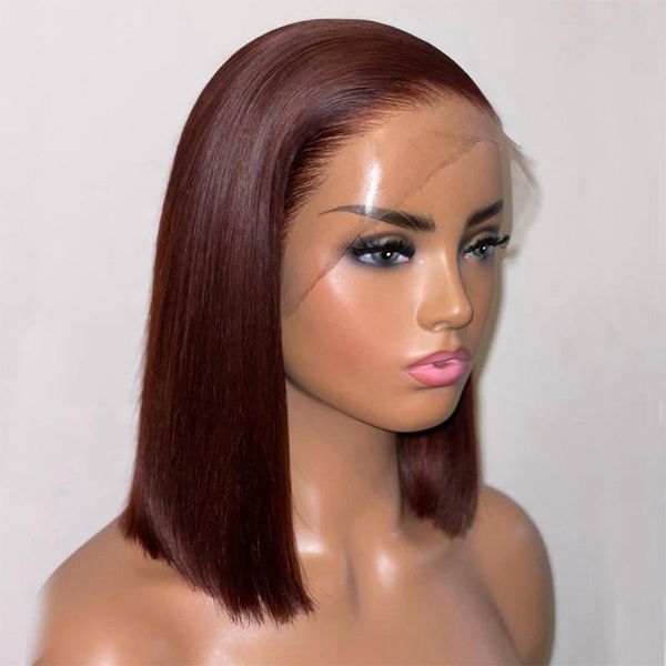 lace wigs dark wine 13x6 front human hair wig short bob brazilian remy pre plucked for women with baby, Black;brown
lace wigs dark wine 13x6 front human hair wig short bob brazilian remy pre plucked for women with baby, Black;brown