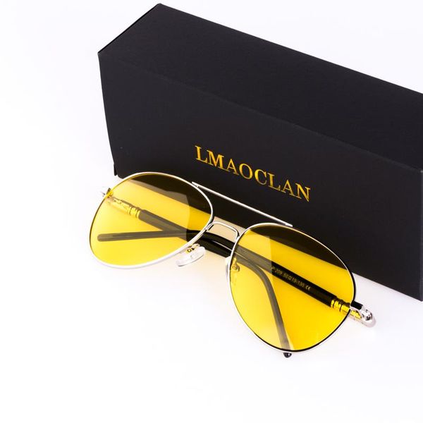 sunglasses goggles reduce glare mens polarized night driving brand designer yellow lens vision glasses, White;black
sunglasses goggles reduce glare mens polarized night driving brand designer yellow lens vision glasses, White;black