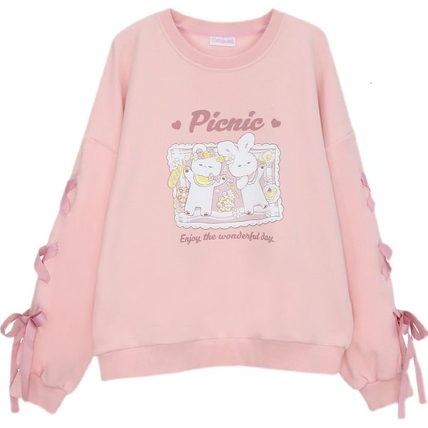 women's hoodies & sweatshirts winter kawaii female rabbit lolies pink lolita long sleeve velvet sweatpants impression sweet pretty girl, Black
women's hoodies & sweatshirts winter kawaii female rabbit lolies pink lolita long sleeve velvet sweatpants impression sweet pretty girl, Black