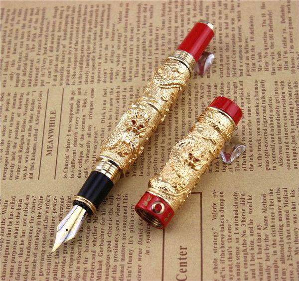 metal fountain pen unique design dragon pens luxury business gift school office supplies
metal fountain pen unique design dragon pens luxury business gift school office supplies