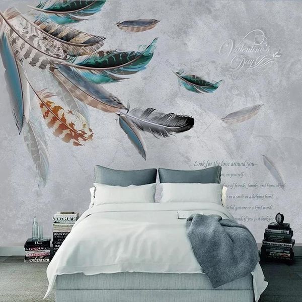 custom size 3d modern simple plant leaves feathers marble patterns painting living room bedroom decor self adhesive wallpaper wallpapers
custom size 3d modern simple plant leaves feathers marble patterns painting living room bedroom decor self adhesive wallpaper wallpapers