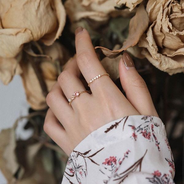 korean sweet pink zircon rings for women girls simple cute opening ring 2021 fashion bijoux femme accessoires wedding, Slivery;golden
korean sweet pink zircon rings for women girls simple cute opening ring 2021 fashion bijoux femme accessoires wedding, Slivery;golden