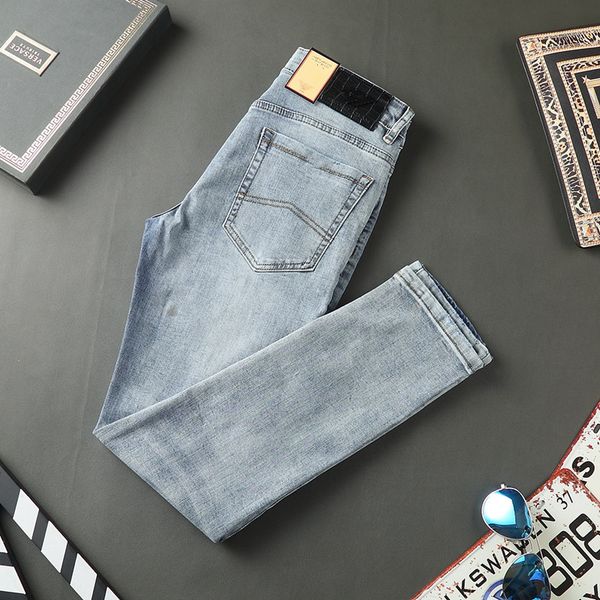 luxurys designer mens jeans summer thin design denim embroidery vintage pants fashion slim-leg holes motorcycle biker jean trousers kg-215, Blue
luxurys designer mens jeans summer thin design denim embroidery vintage pants fashion slim-leg holes motorcycle biker jean trousers kg-215, Blue