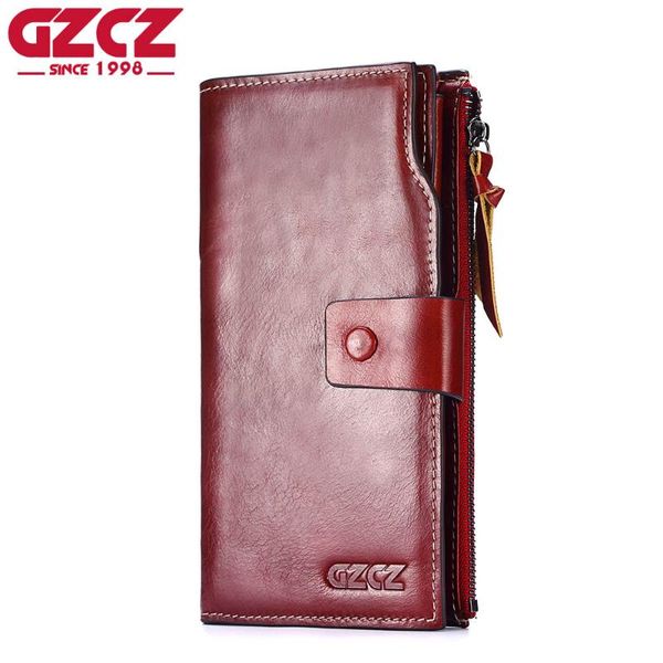 wallets gzcz genuine leather slim wallet coin purse women walet female zipper card holder long vallet clutch portomonee red handy, Red;black
wallets gzcz genuine leather slim wallet coin purse women walet female zipper card holder long vallet clutch portomonee red handy, Red;black