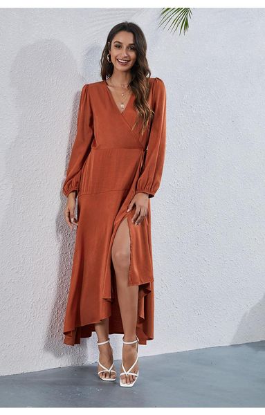 casual dresses dress women's elegant solid color deep-v puff sleeve clothing, Black;gray
casual dresses dress women's elegant solid color deep-v puff sleeve clothing, Black;gray