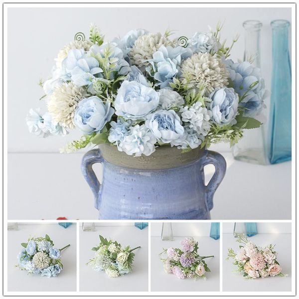 decorative flowers & wreaths hydrangea artificial peony bouquet silk ball blooming fake flower wedding centerpieces stage home table decorat
decorative flowers & wreaths hydrangea artificial peony bouquet silk ball blooming fake flower wedding centerpieces stage home table decorat