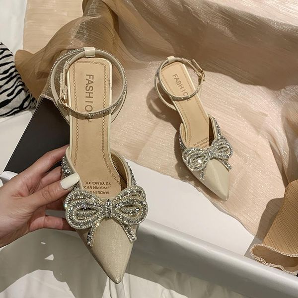 dress shoes sandals women summer fashion women's 2021 rhinestone bow thin heels banquet tenis feminino buckle, Black
dress shoes sandals women summer fashion women's 2021 rhinestone bow thin heels banquet tenis feminino buckle, Black