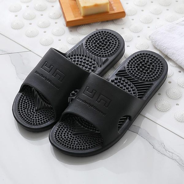 slippers men simple slides massage particle bottom couple ladies flip-flops soft non-slip indoor bathroom summer shoe, Black
slippers men simple slides massage particle bottom couple ladies flip-flops soft non-slip indoor bathroom summer shoe, Black