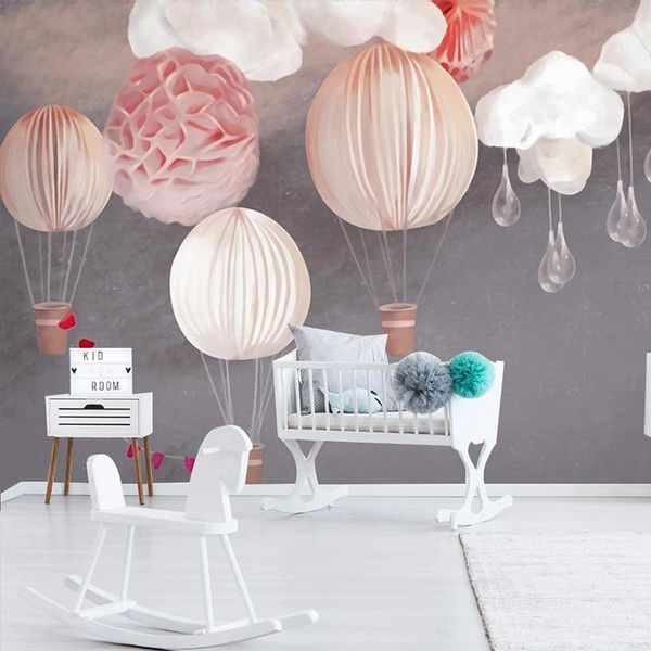 wallpapers custom 3d mural wallpaper for kids room air balloon poster po background wall painting children bedroom decoration
wallpapers custom 3d mural wallpaper for kids room air balloon poster po background wall painting children bedroom decoration