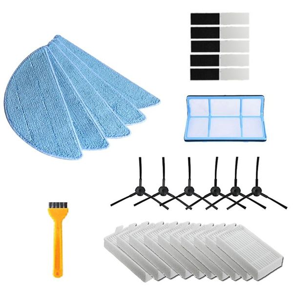 

vacuum robot cleaner parts side brush primary dust filter mop hepa for ilife v5 v5s v3 v3s v5pro v50 v55 x5 pro cleaners