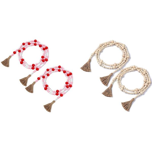 decorative objects & figurines 2 pieces wooden beaded garland with tassels farmhouse rustic country wood prayer boho beads natural
decorative objects & figurines 2 pieces wooden beaded garland with tassels farmhouse rustic country wood prayer boho beads natural