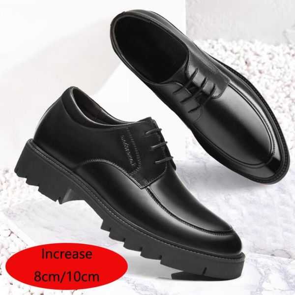 dress shoes 8cm taller men casual business thick sole 10cm height increasing men's model fashion heighten oxfords, Black
dress shoes 8cm taller men casual business thick sole 10cm height increasing men's model fashion heighten oxfords, Black