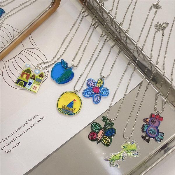 pendant necklaces lovoacc vintage multiple colorful print flower butterfly necklace for women rainbow arcylic ship house beads, Silver
pendant necklaces lovoacc vintage multiple colorful print flower butterfly necklace for women rainbow arcylic ship house beads, Silver