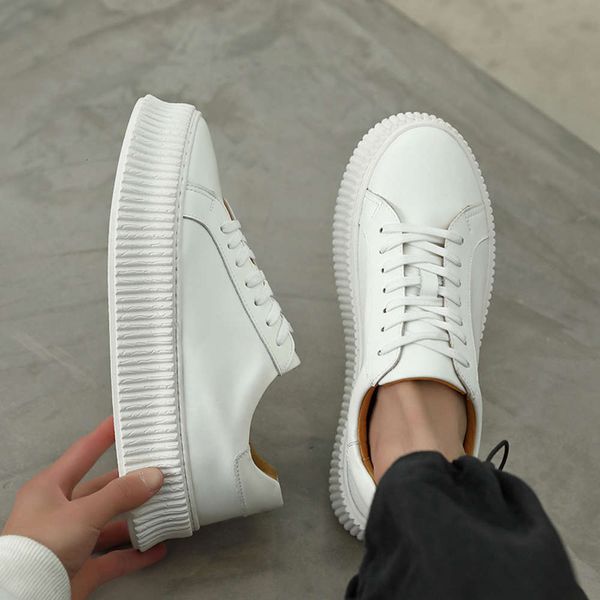 casual shoes thick sole small white shoes men's 2021 spring new sports and leisure single korean lace up board couple biscuit, Black
casual shoes thick sole small white shoes men's 2021 spring new sports and leisure single korean lace up board couple biscuit, Black