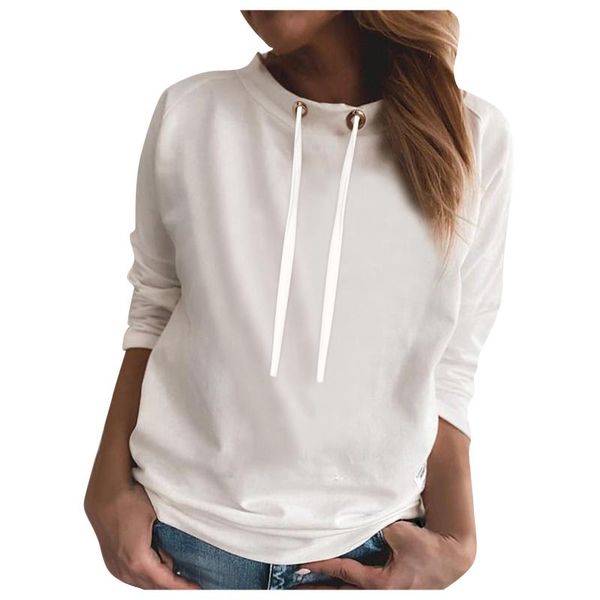 women's hoodies & sweatshirts 2021 brand womens block drawstring o-neck casual streetwear soft cotton long sleeve loose solid sweatshir, Black
women's hoodies & sweatshirts 2021 brand womens block drawstring o-neck casual streetwear soft cotton long sleeve loose solid sweatshir, Black