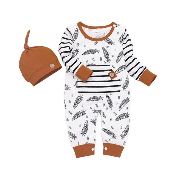 clothing sets emmababy born baby boy girl clothes long sleeve feather print romper jumpsuit hat 2pcs outfits autumn, White
clothing sets emmababy born baby boy girl clothes long sleeve feather print romper jumpsuit hat 2pcs outfits autumn, White