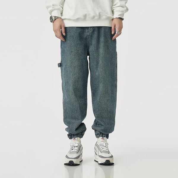 men's jeans street style fashion men retro blue big pocket loose fit casual denim cargo pants wide leg hip hop joggers
men's jeans street style fashion men retro blue big pocket loose fit casual denim cargo pants wide leg hip hop joggers