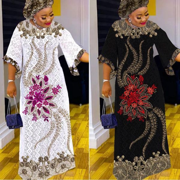 ethnic clothing white african dresses for women 2021 summer long maxi dress clothes dashiki hollow out robe africaine femme with scarf, Red
ethnic clothing white african dresses for women 2021 summer long maxi dress clothes dashiki hollow out robe africaine femme with scarf, Red