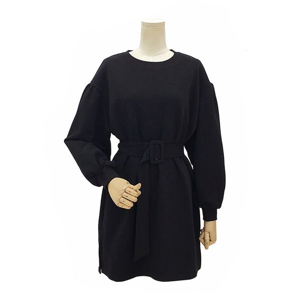 pink black gray belt sash long sleeve mini short winter autumn elegant pullover dress d1424 210514
pink black gray belt sash long sleeve mini short winter autumn elegant pullover dress d1424 210514