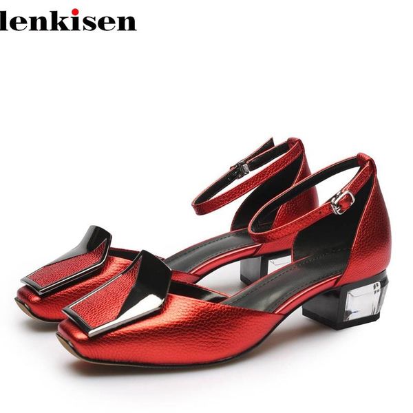 dress shoes lenkisen genuine leather strange med heels shallow career gentlewomen dating metal buckle recommend vintage women l9f1, Black
dress shoes lenkisen genuine leather strange med heels shallow career gentlewomen dating metal buckle recommend vintage women l9f1, Black