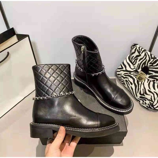 dress shoes luxury mark vintage ankle boots zip chain metal heels low marten short women's shoes fall 1id5, Black
dress shoes luxury mark vintage ankle boots zip chain metal heels low marten short women's shoes fall 1id5, Black