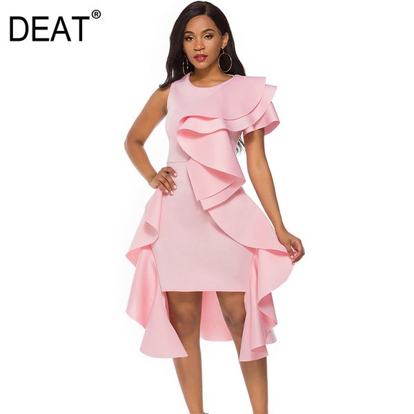 women pink irregular big size high waist ruffles dress round neck sleeveless loose fit fashion tide summer 7d0017 210421, Black;gray
women pink irregular big size high waist ruffles dress round neck sleeveless loose fit fashion tide summer 7d0017 210421, Black;gray