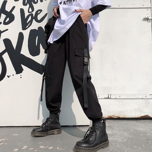 overalls womens straight leg pants loose high waist harajuku style sports harness feet all match lady casual women's & capris, Black;white
overalls womens straight leg pants loose high waist harajuku style sports harness feet all match lady casual women's & capris, Black;white