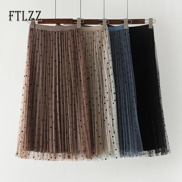 skirts spring autumn korean style pleated skirt 2021 women high waist two sides dot mesh long, Black
skirts spring autumn korean style pleated skirt 2021 women high waist two sides dot mesh long, Black