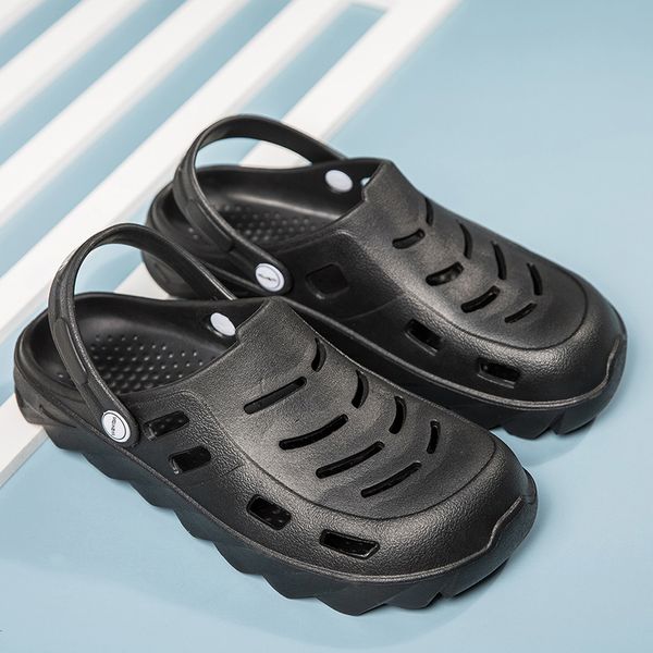 2021 men womens sport trainer summer off cross-border sandals slippers casual trend beach hole shoes breathable hollow soft bottom slipper c, Black
2021 men womens sport trainer summer off cross-border sandals slippers casual trend beach hole shoes breathable hollow soft bottom slipper c, Black