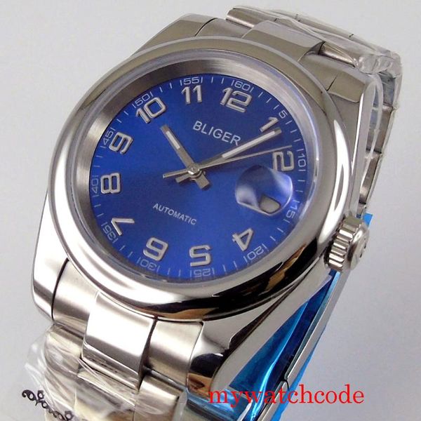 wristwatches 36mm automatic men watch 21jewels miyota 8215 movement blue dial auto date sapphire crystal oyster bracelet luminous, Slivery;brown
wristwatches 36mm automatic men watch 21jewels miyota 8215 movement blue dial auto date sapphire crystal oyster bracelet luminous, Slivery;brown