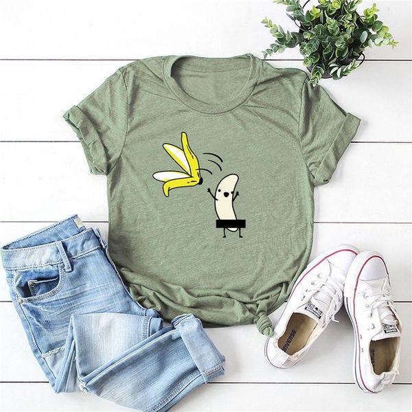 women's t-shirt 100%cotton t shirt plus size s-5xl funny banana print women o neck short sleeve tees summer female tshirt, White
women's t-shirt 100%cotton t shirt plus size s-5xl funny banana print women o neck short sleeve tees summer female tshirt, White