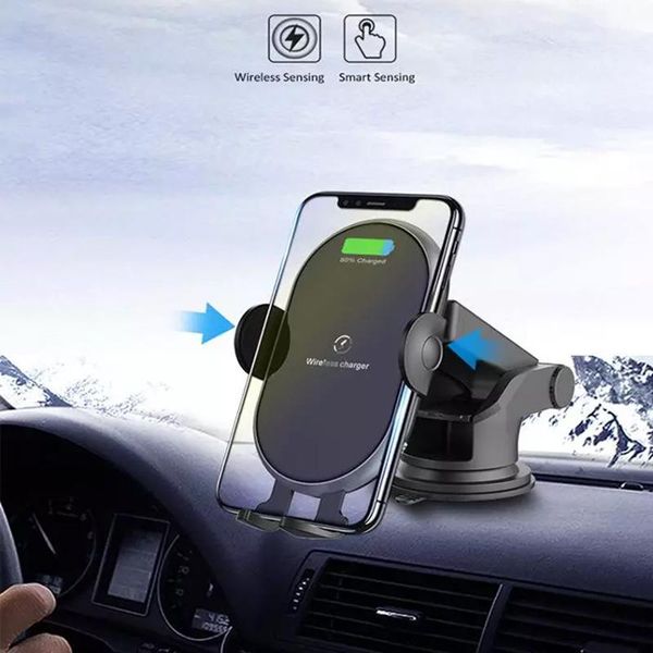 cell phone mounts & holders fast wireless charger car mount auto clamping 7.5w 10w infrared sensor stand holder
cell phone mounts & holders fast wireless charger car mount auto clamping 7.5w 10w infrared sensor stand holder