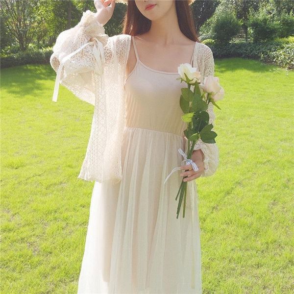 women lace hollow out blouse autumn transaperent fashion cardigan long sleeve sunscreen women's jackets, Black;brown
women lace hollow out blouse autumn transaperent fashion cardigan long sleeve sunscreen women's jackets, Black;brown
