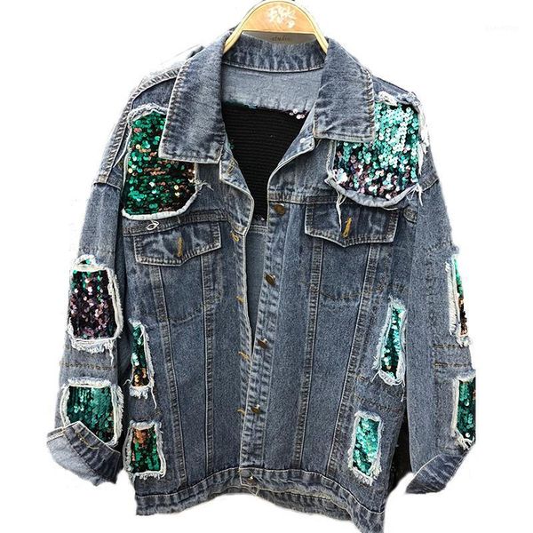 women's jackets harajuku female coat bf windbreaker oversize jeans jacket autumn sequins loose denim for women streetwear1, Black;brown
women's jackets harajuku female coat bf windbreaker oversize jeans jacket autumn sequins loose denim for women streetwear1, Black;brown