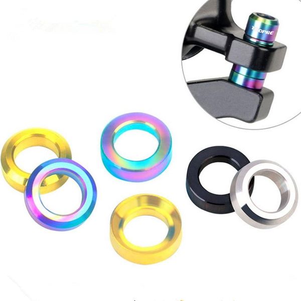 bike brakes 4pcs/set mountain bmx bicycle titanium concave and convex washer spacer for disc brake caliper group mounting bolts
bike brakes 4pcs/set mountain bmx bicycle titanium concave and convex washer spacer for disc brake caliper group mounting bolts
