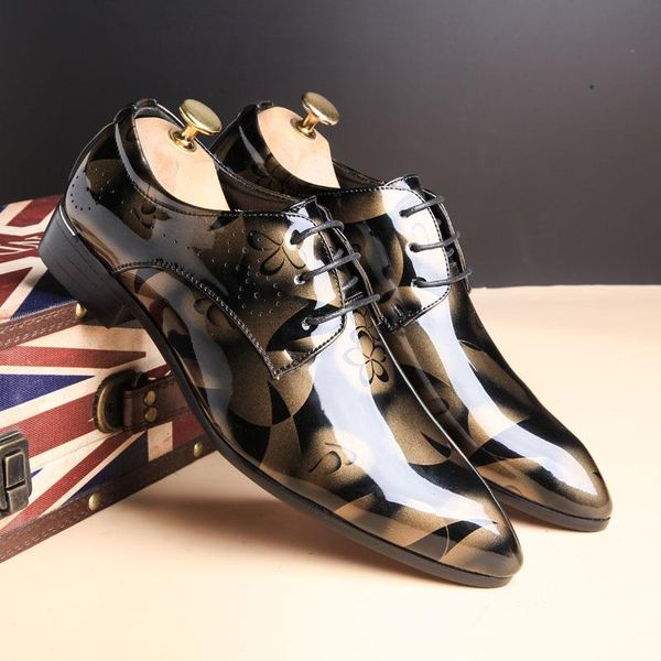 business dress shoes printing men's leather fashion men casual all-match lazy wedding groom, Black
business dress shoes printing men's leather fashion men casual all-match lazy wedding groom, Black