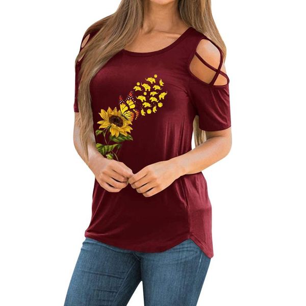 women summer casual t shirt floral and butterfly print short sleeve shirts female fashion o neck hollow out loose #t2p women's t-shirt, White
women summer casual t shirt floral and butterfly print short sleeve shirts female fashion o neck hollow out loose #t2p women's t-shirt, White