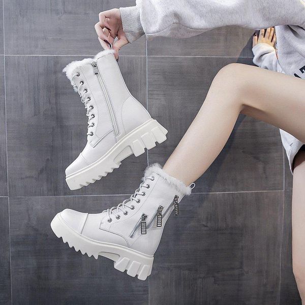 boots winter leather white snow women shoes female thick sole fashion warm plush waterproof booties botines mujer femmes bottes, Black
boots winter leather white snow women shoes female thick sole fashion warm plush waterproof booties botines mujer femmes bottes, Black