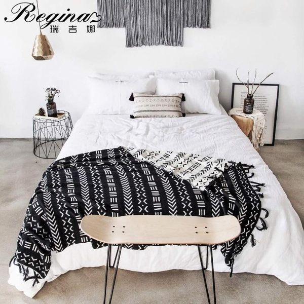 blankets regina knitted throw blanket classic geometric pattern tassels cotton two-sided black office wearable gift
blankets regina knitted throw blanket classic geometric pattern tassels cotton two-sided black office wearable gift