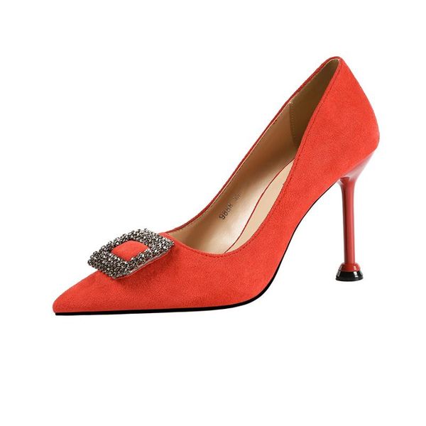 dress shoes small big size 33-42 shallow rhinestone wedding women pumps 2021 spring elegant formal high heels office, Black
dress shoes small big size 33-42 shallow rhinestone wedding women pumps 2021 spring elegant formal high heels office, Black